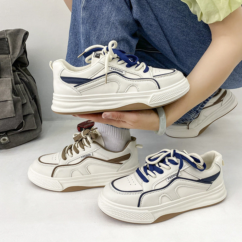 Women's Casual Sports Shoes - Breathable White Sneakers