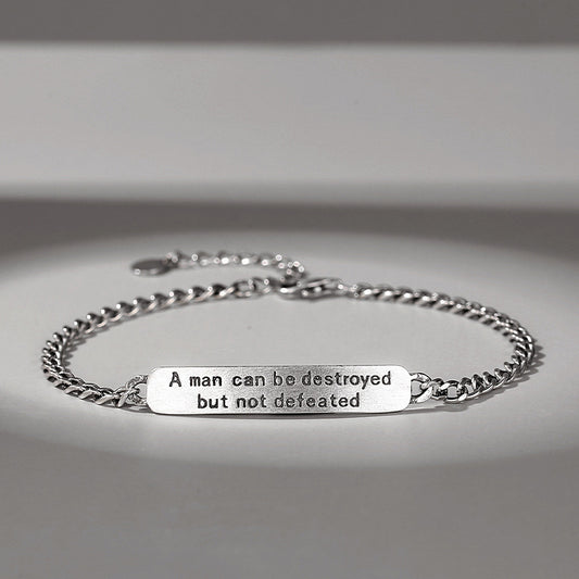 Vintage Thai Silver Bracelet for Men's Fashion