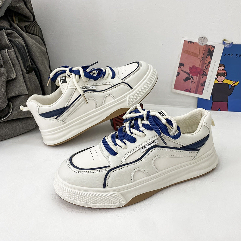 Women's Casual Sports Shoes - Breathable White Sneakers