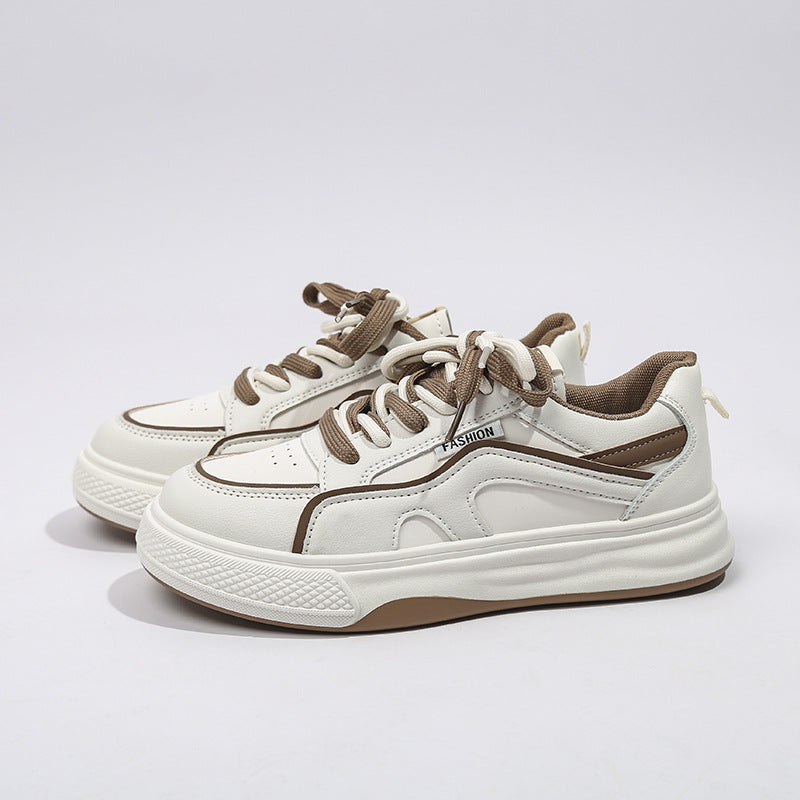 Women's Casual Sports Shoes - Breathable White Sneakers
